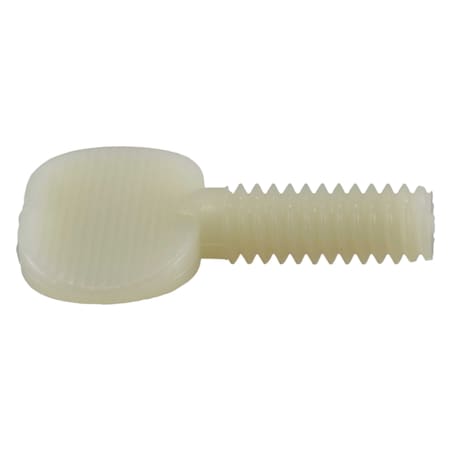 Midwest Fastener Thumb Screw, 1/4"-20 Thread Size, Plastic, 5/8 in Lg, 12 PK 36763